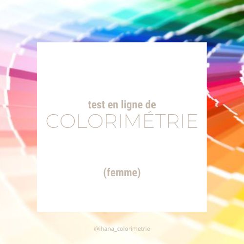 test en ligne colorimétrie photo